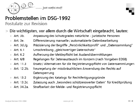 revision dsg:2006