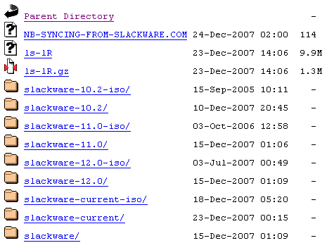 slackware tree