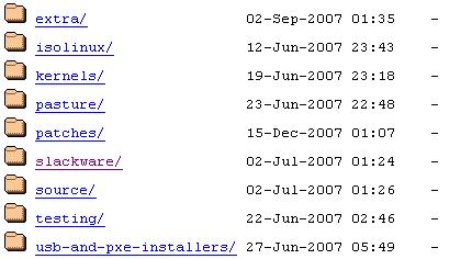 slackware tree